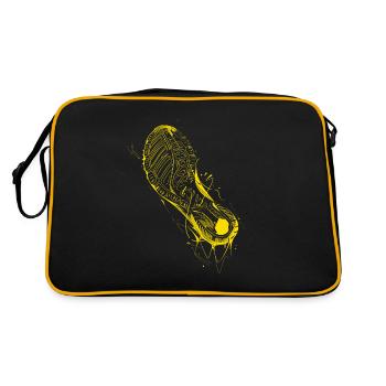 Running design for runners at the marathon - Retro Bag - black/gold - Back