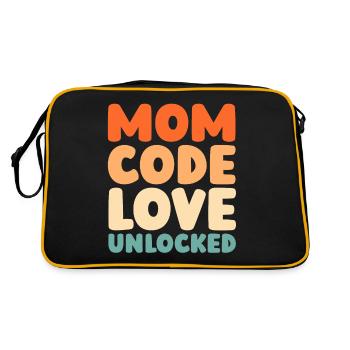 Mom Mom - Retro Bag - black/gold - Back