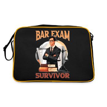 Bar Exam Survivor 5 - Retro Bag - black/gold - Back