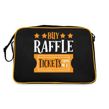 Buy Raffle Tickets From Me 7 - Retro Bag - black/gold - Back