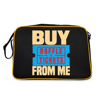 Buy Raffle Tickets From Me 5 - Retro Bag - black/gold - Back