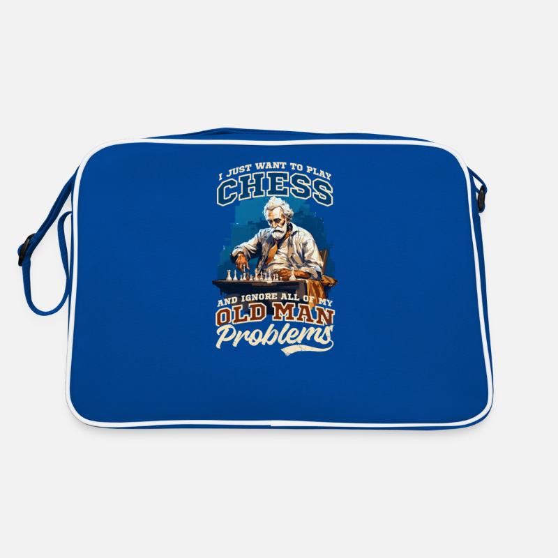 Chess Ignore Old Man Problems Retro Bag