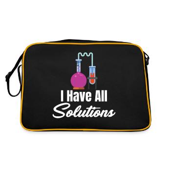 I have all the solution chemistry science - Retro Bag - black/gold - Back