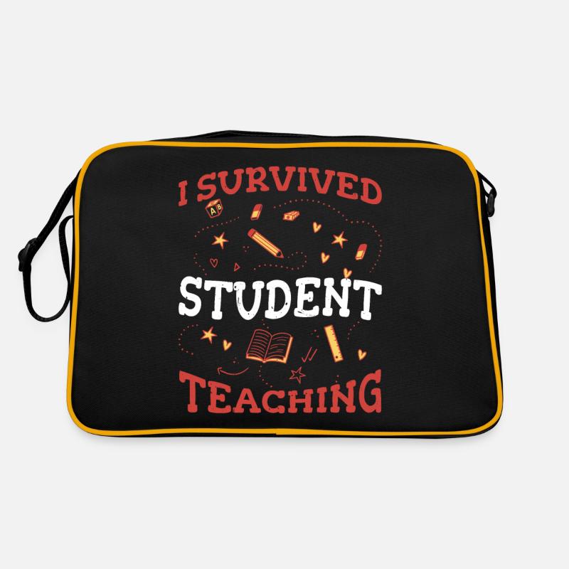 I Survived Student Teaching 5 Retro Tasche