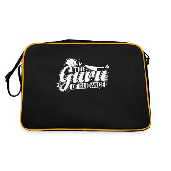 The Guru of Guidance - Retro Bag - black/gold - Back