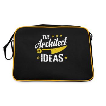 The Architect of Ideas - Retro Bag - black/gold - Back