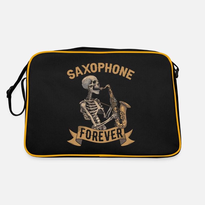 Saxophon Saxofon Retro Tasche