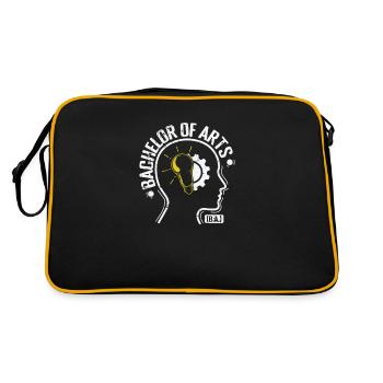 Baccalauréat ès arts Arts créatifs - Sac Retro - noir/or - Dos