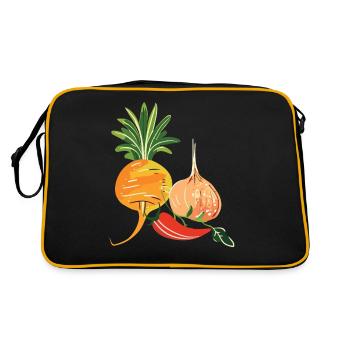 Permaculture Compost alimentaire - Sac Retro - noir/or - Dos