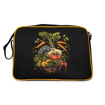 Permaculture Compost alimentaire - Sac Retro - noir/or - Dos