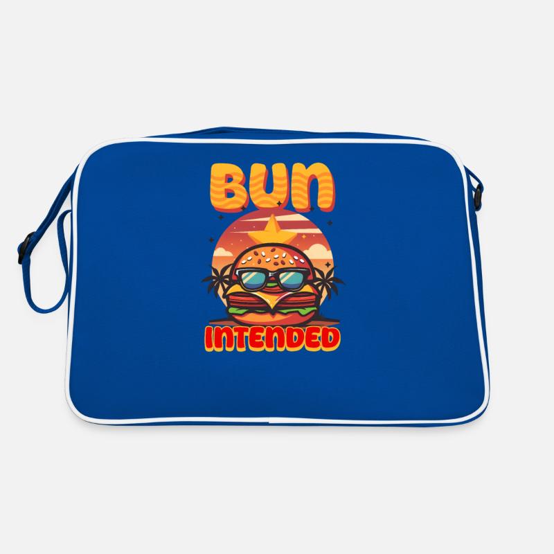 Hamburgerbrötchen beabsichtigt Retro Tasche