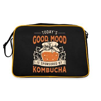Le kombucha d’aujourd’hui est une boisson fermentée - Sac Retro - noir/or - Dos