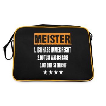 Master - Retro Bag - black/gold - Back