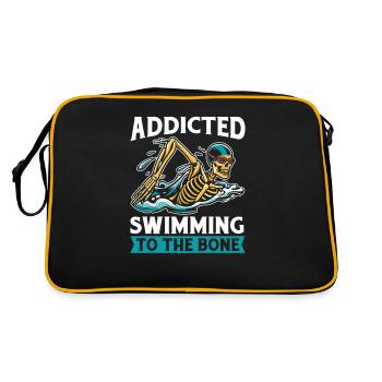 Swimming Float Skeleton - Retro Bag - black/gold - Back