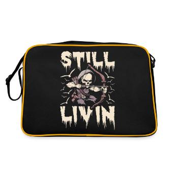 Bow Hunting Bow Hunter Skeleton - Retro Bag - black/gold - Back