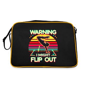 Attention, je pourrais me retourner 10 - Sac Retro - noir/or - Dos