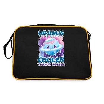 Uranus Uranus : plus cool qu'il n'y paraît - Sac Retro - noir/or - Dos