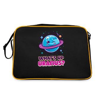 Uranus What’s Up, Uranus? - Retro Bag - black/gold - Back