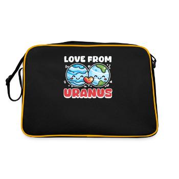 Uranus Love from Uranus - Retro Bag - black/gold - Back