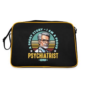 Psychiatre Une nouvelle Je suis un fier thérapeute - Sac Retro - noir/or - Dos