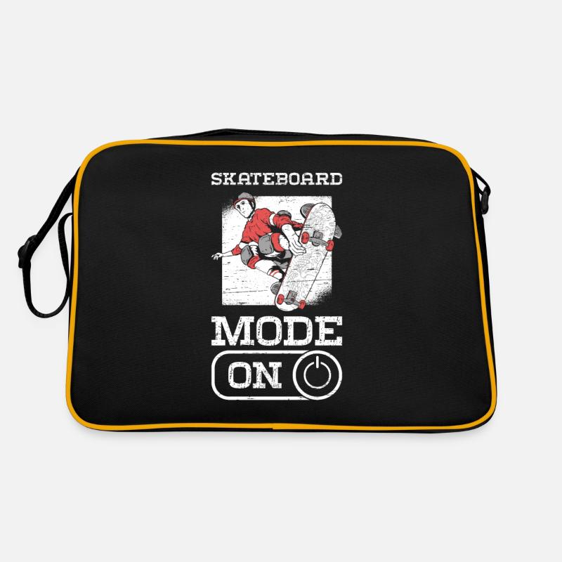Skateboard-Modus für einen Skater Retro Tasche