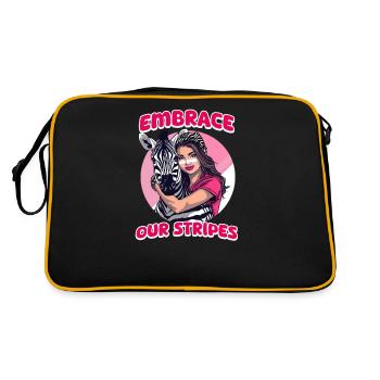 Ehlers Danlos Embrace Our Stripes - Retro Bag - black/gold - Back