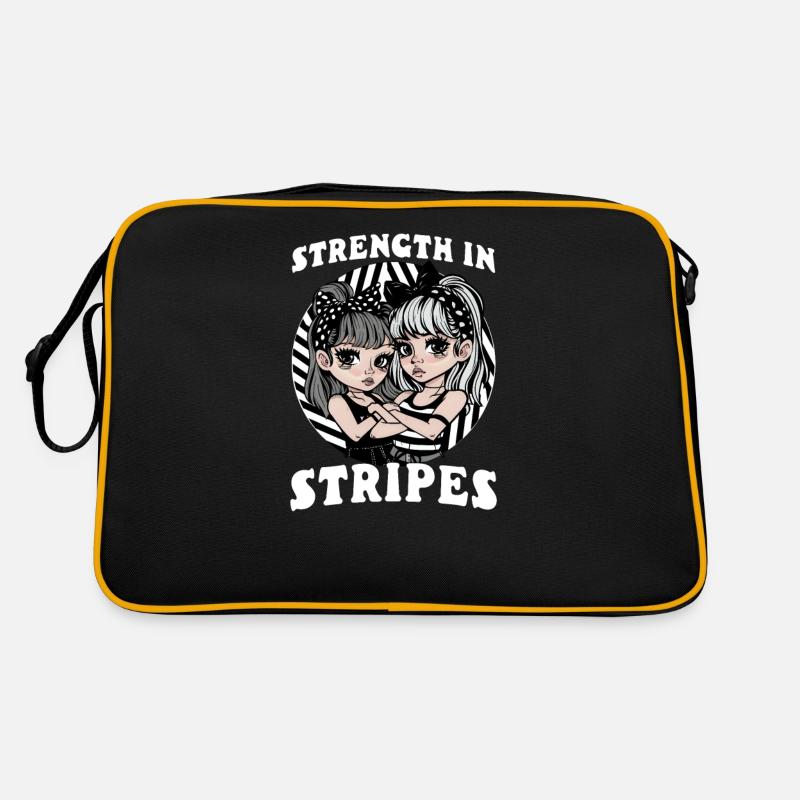 Ehlers Danlos Strength in Stripes Retro Bag