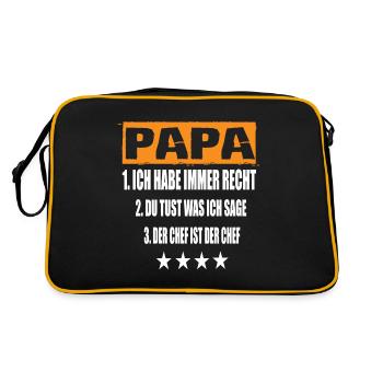 Papa - Sac Retro - noir/or - Dos