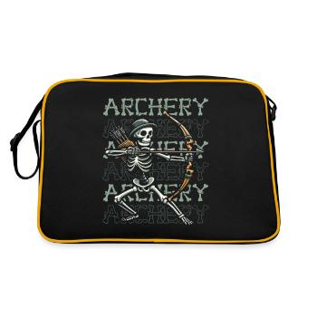 Archery Archery Archery Archer - Retro Bag - black/gold - Back