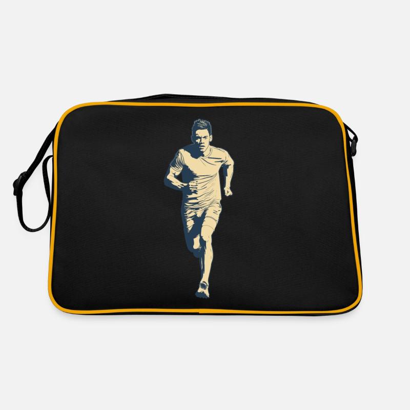Conception de course pour les coureurs au marathon Sac Retro