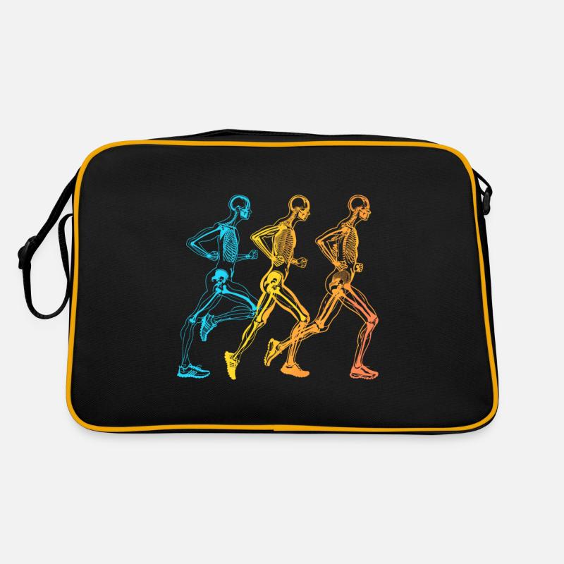 Conception de course pour les coureurs au marathon Sac Retro