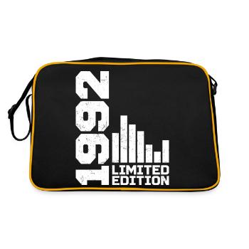 Vintage 1992 Birthday Gift 1992 Year 1992 - Retro Bag - black/gold - Back