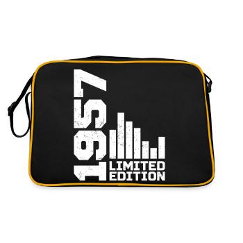 Vintage 1957 Birthday Gift 1957 Year 1957 - Retro Bag - black/gold - Back