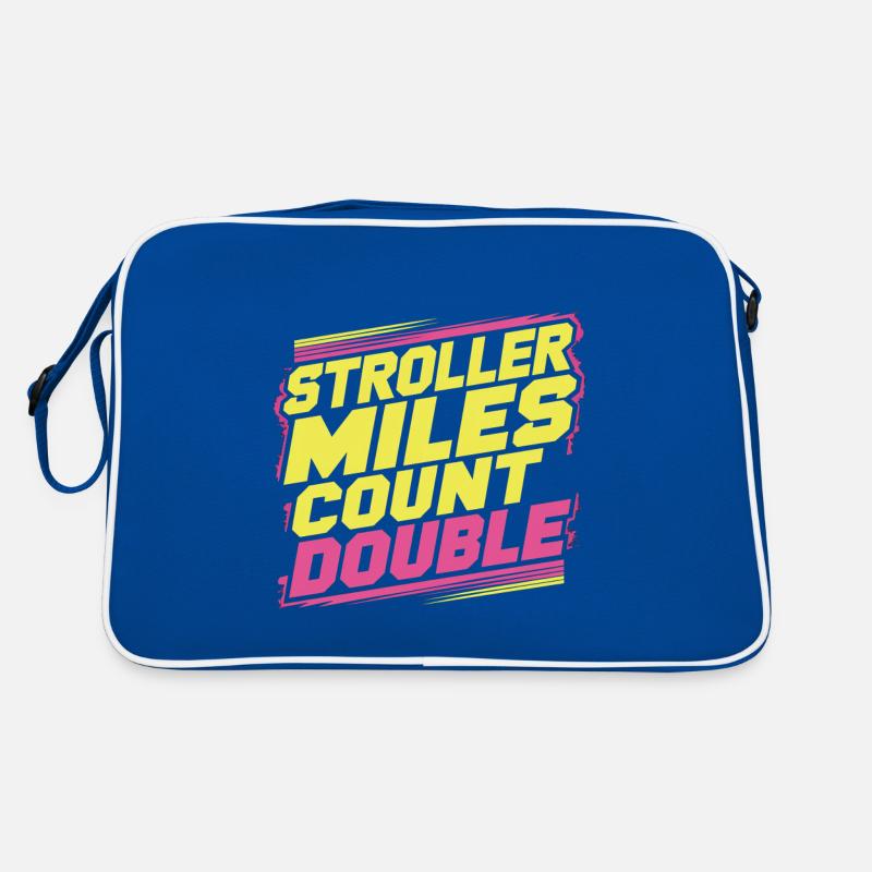 Stroller Miles Count Double 13 Retro Tasche