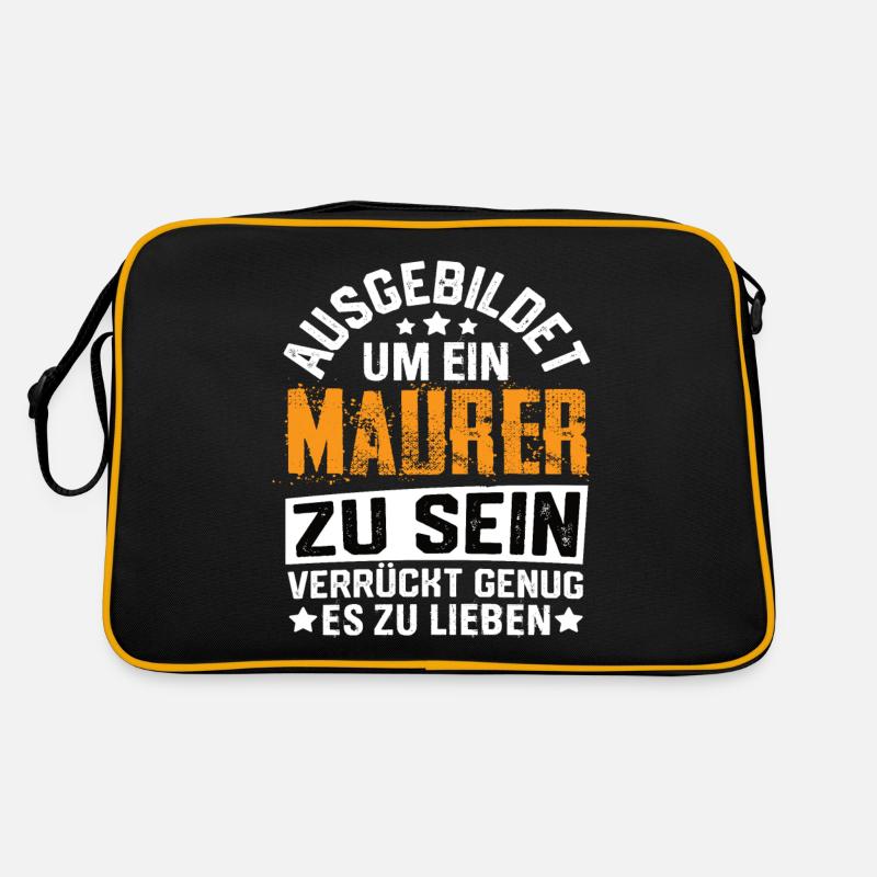 Mason, Building Construction, Master Mason, Mason's Hammer Retro Bag