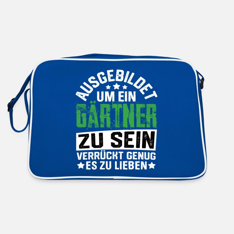 Gärtner Garten Gartenbau Gartenbauer Spruch Retro Tasche