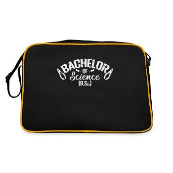 Licence en sciences, sciences et recherche - Sac Retro - noir/or - Dos