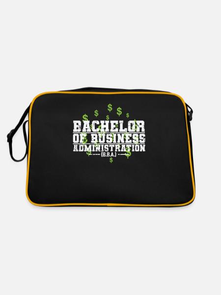 Bachelor of Business Administration Geschäftsführu - Retro Bag - black/gold - Back