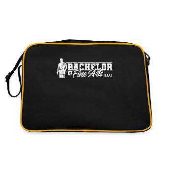 Bachelor of Fine Arts Artistic Works - Retro Bag - black/gold - Back