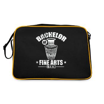 Baccalauréat en beaux-arts et créativité - Sac Retro - noir/or - Dos