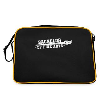 Baccalauréat en beaux-arts (B.F.A.) - Sac Retro - noir/or - Dos