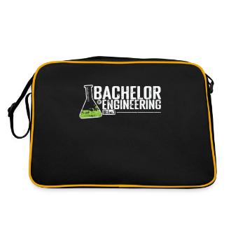 Baccalauréat en ingénierie, ingénierie et conception - Sac Retro - noir/or - Dos