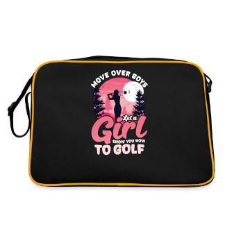 Golfing Move Over Boys - Retro Bag - black/gold - Back