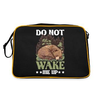 Do Not Wake Me Up 23 - Retro Bag - black/gold - Back