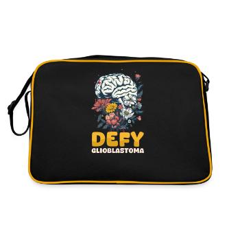 Sensibilisation au glioblastome défie le glioblastome - Sac Retro - noir/or - Dos