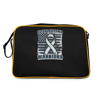 Sensibilisation au glioblastome Glioblastoma Warriors - Sac Retro - noir/or - Dos