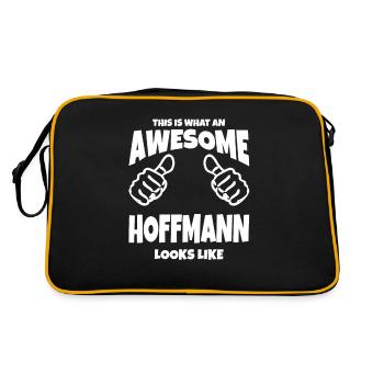 C’est ce qu’un Hoffmann génial - Sac Retro - noir/or - Dos