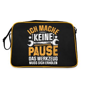 My tool needs to recover - Retro Bag - black/gold - Back