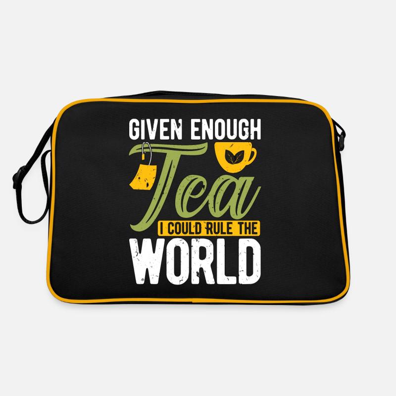 Hot Tea Given Enough Tea I Could Loves Hot Drink Retro Tasche