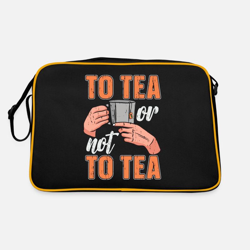 Thé Ou Ne Pas Goûter Café Amateur Thé Chaud Sac Retro